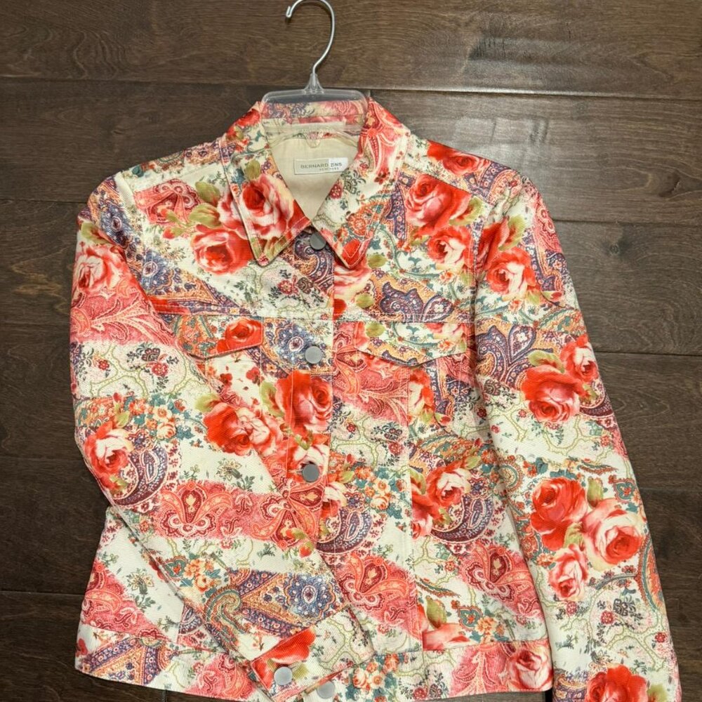 Bernard Zins flower jacket Size 4